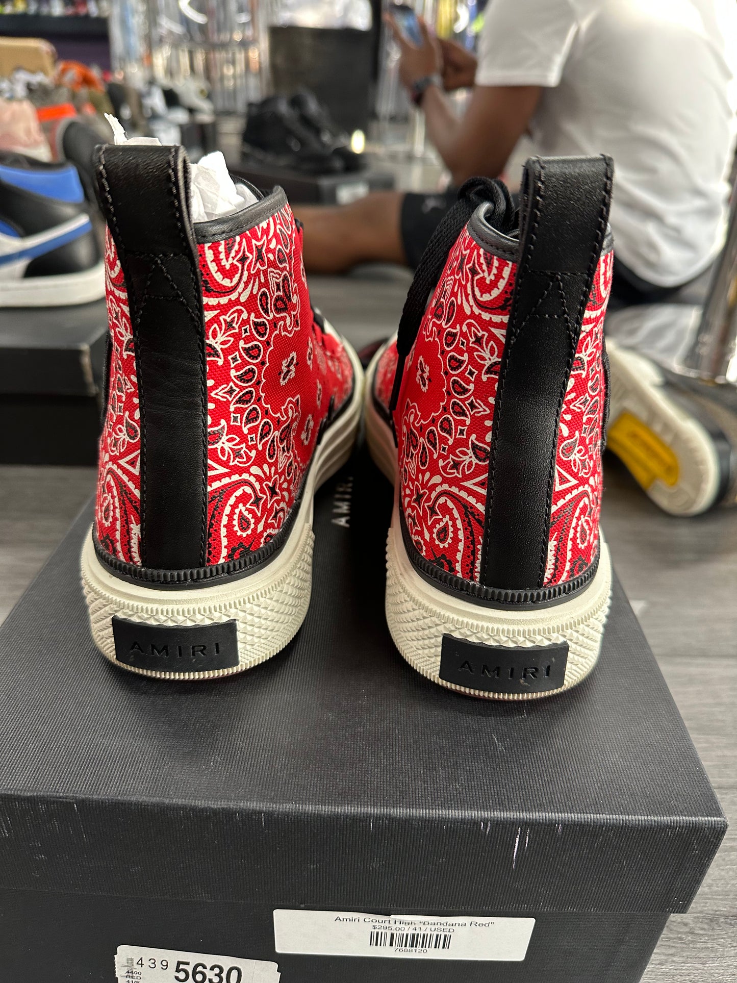 Amiri Court High "Bandana Red"