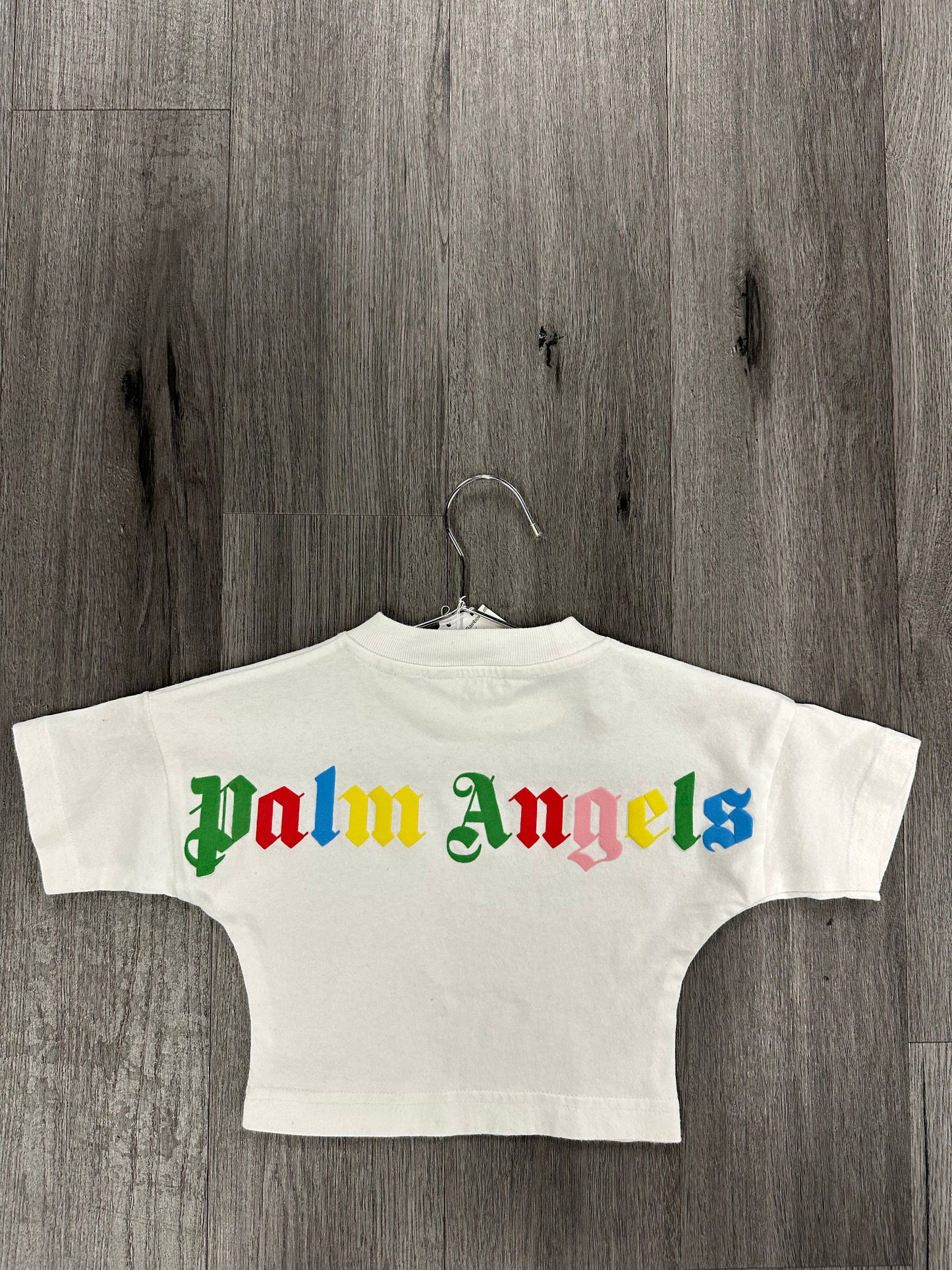 Palm Angels Tee "White Rainbow Letters" (K)