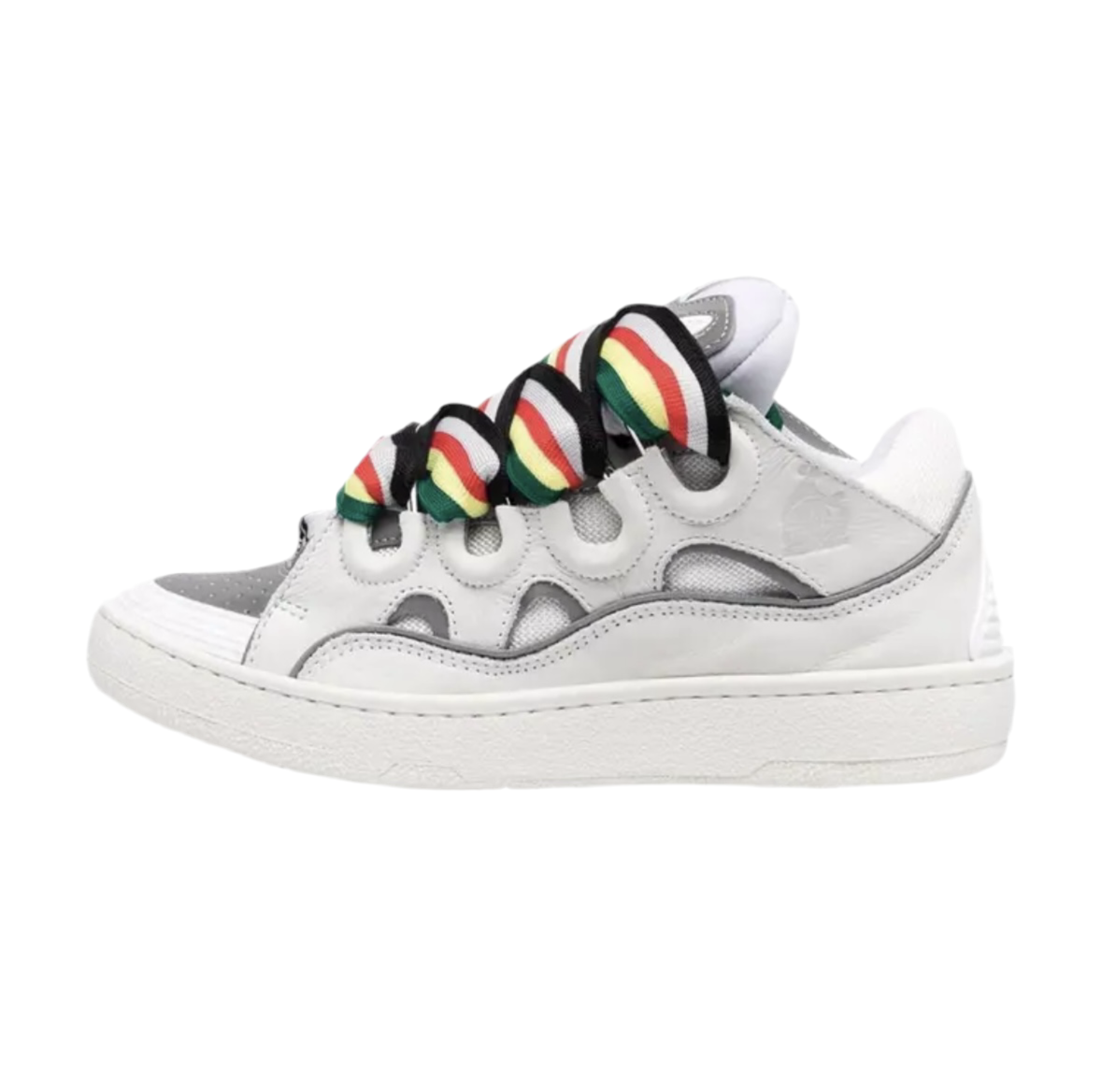 Lanvin Curb Sneaker "White/Multi"