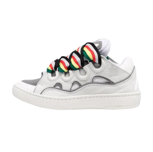 Lanvin Curb Sneaker "White/Multi"