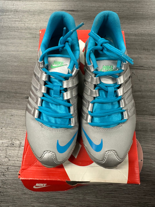 2015 Nike Shox "Blue/Silver"