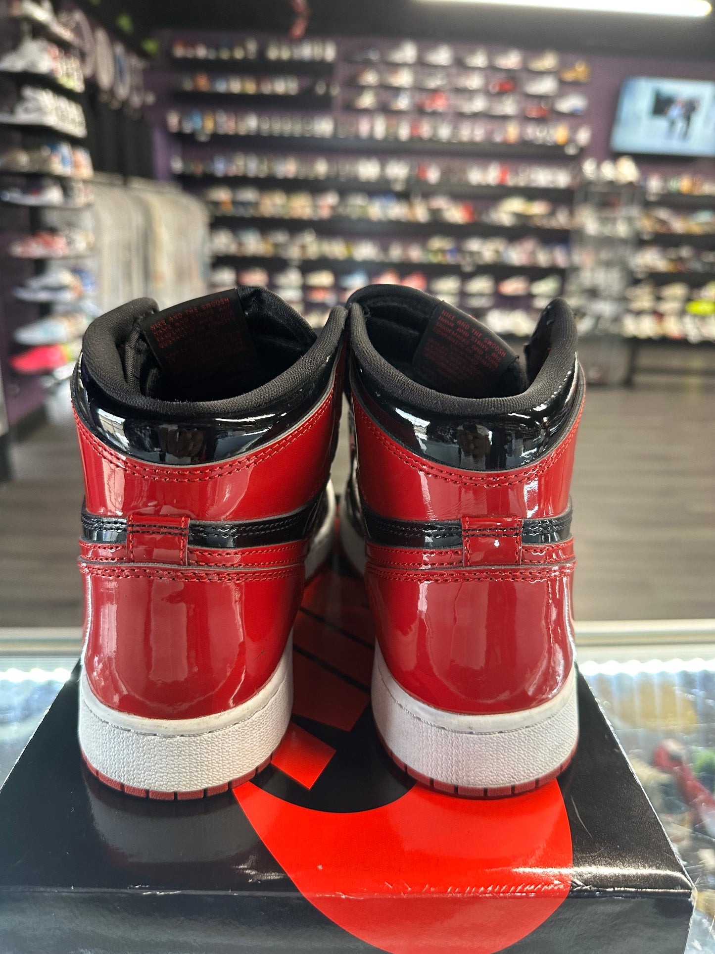 2021 Air Jordan Retro 1 High "Patent Bred" (GS)