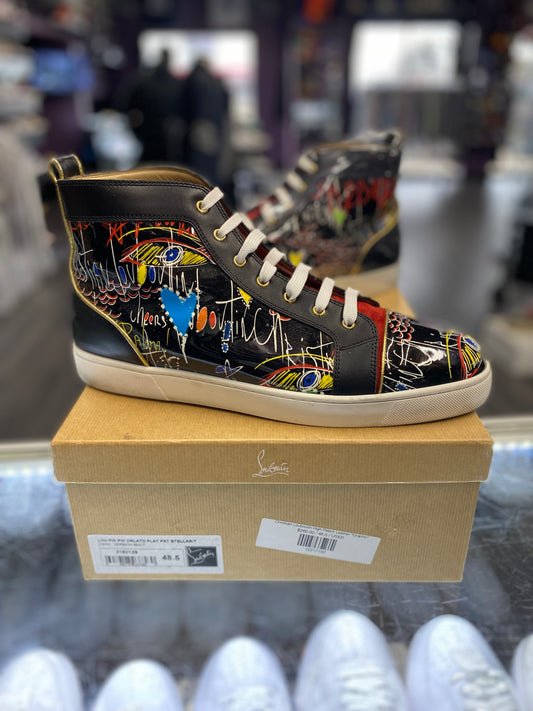 Christian Louboutin High Patent Leather "Graphic"