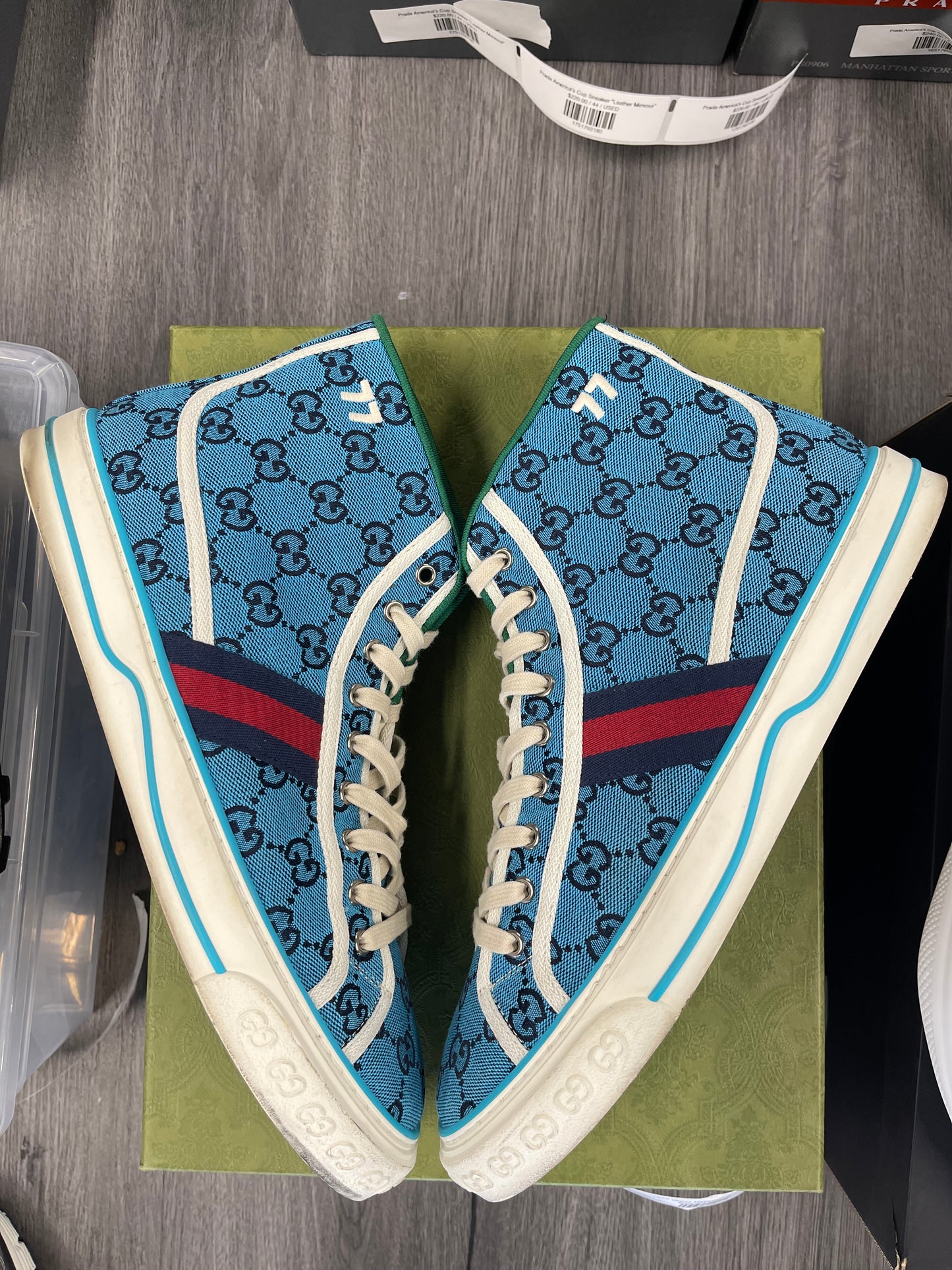 Gucci Tennis 1977 High Top Sneaker "Blue"