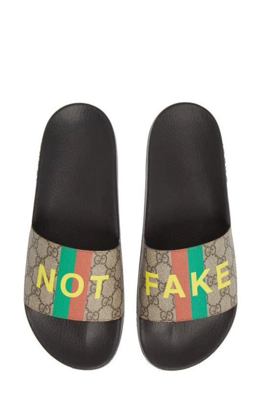 Gucci Slide "Not Fake"