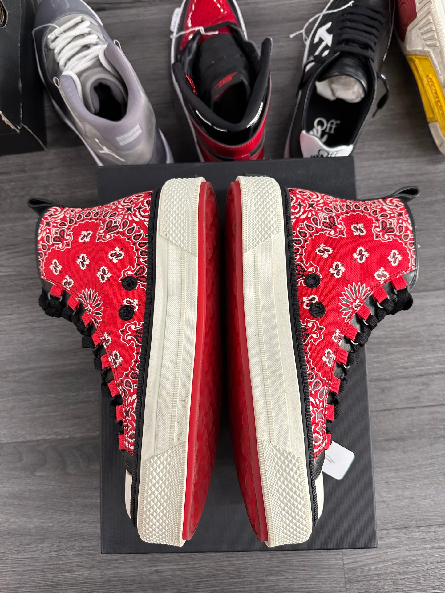 Amiri Court High "Bandana Red"