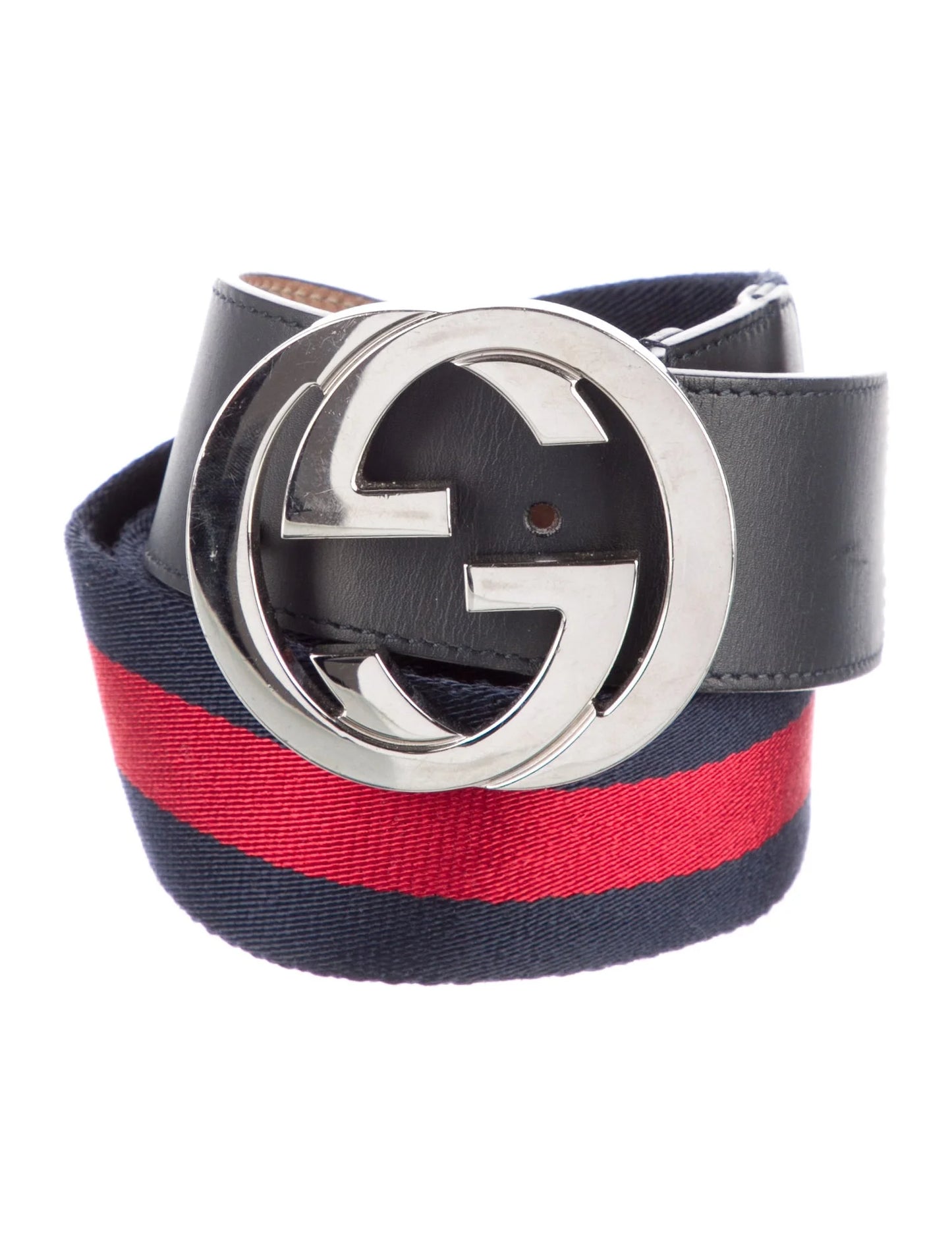 Gucci Belt "Navy Red"