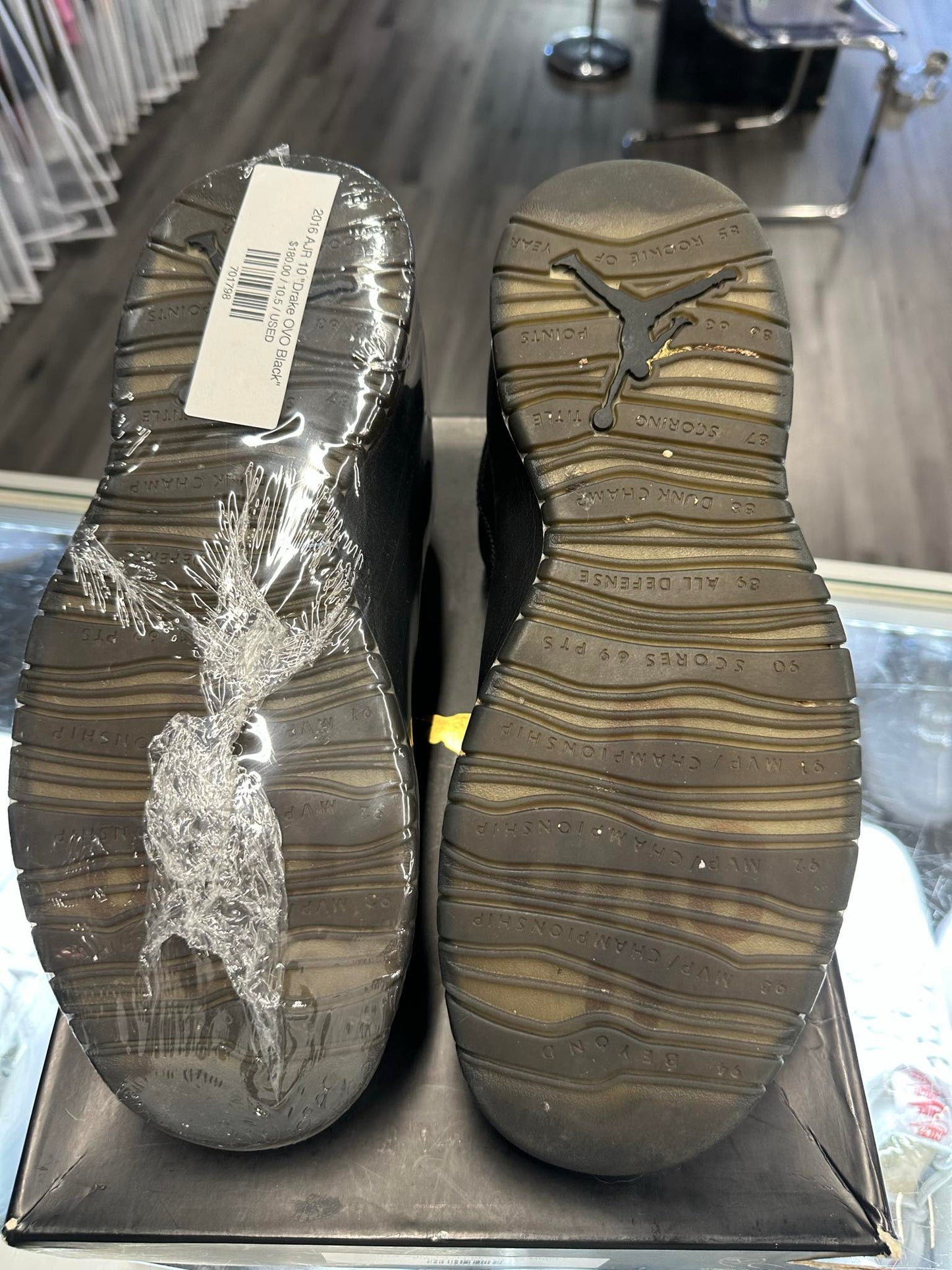 2016 Air Jordan Retro 10 "Drake OVO Black"