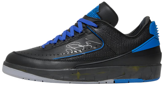 2021 Air Jordan Retro 2 Low "Off-White Black Blue"