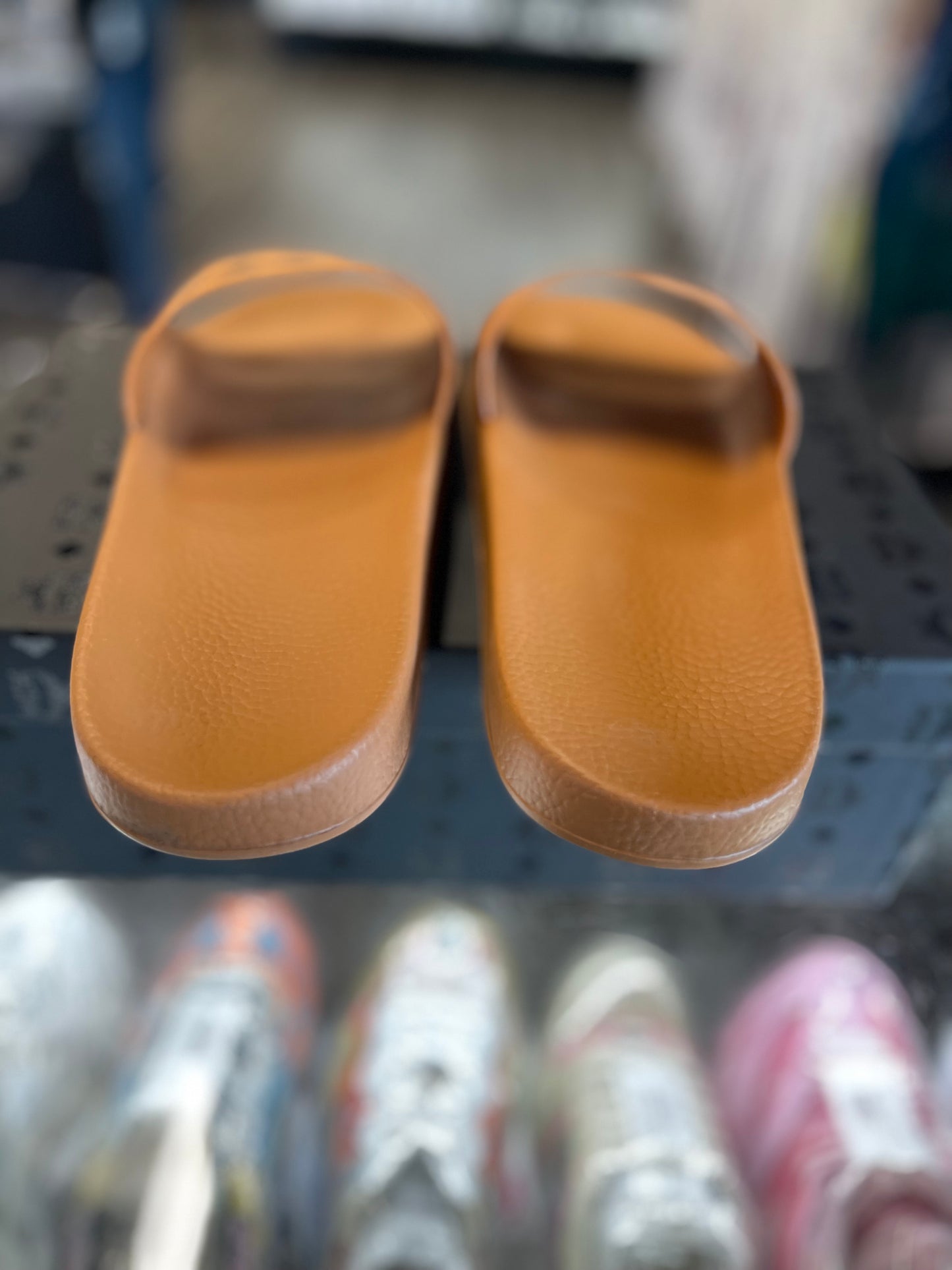 MCM Monogram Slides Brown
