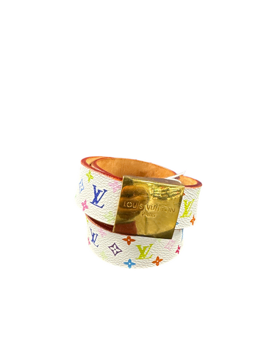 Louis Vuitton Belt "White Monogram" (W)