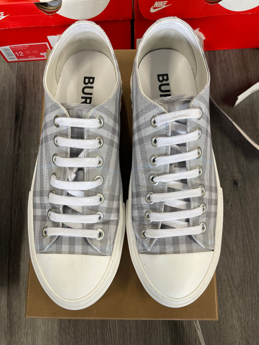 Burberry Check Low "White/Blue"