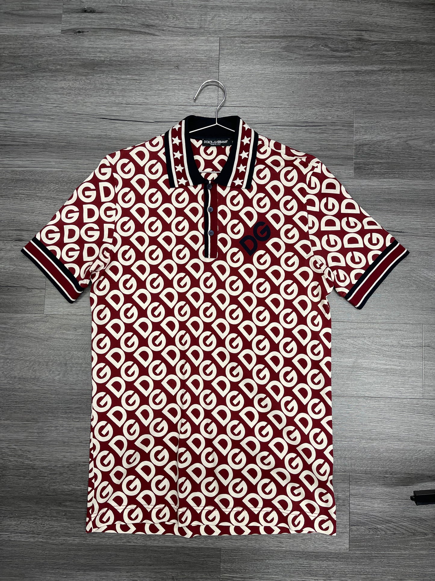 Dolce & Gabbana Collar Shirt "Maroon"