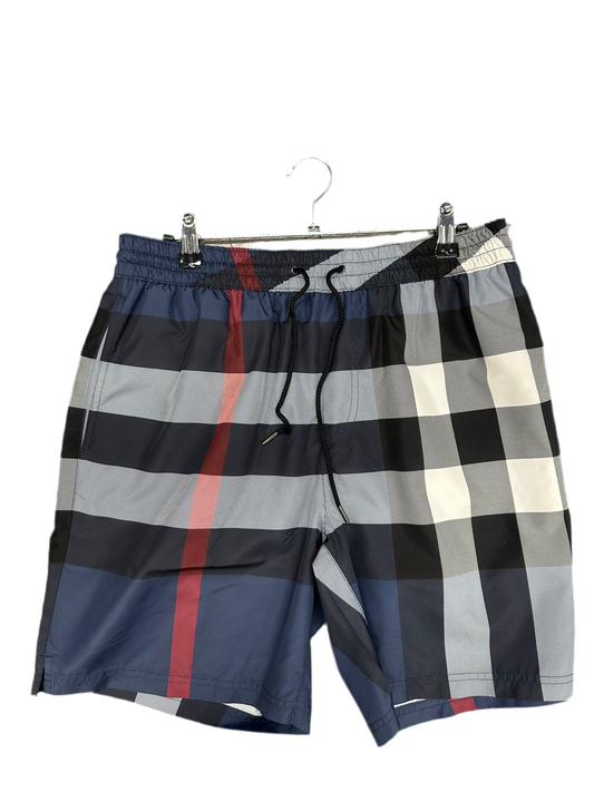 Burberry Plaid Shorts "Navy"