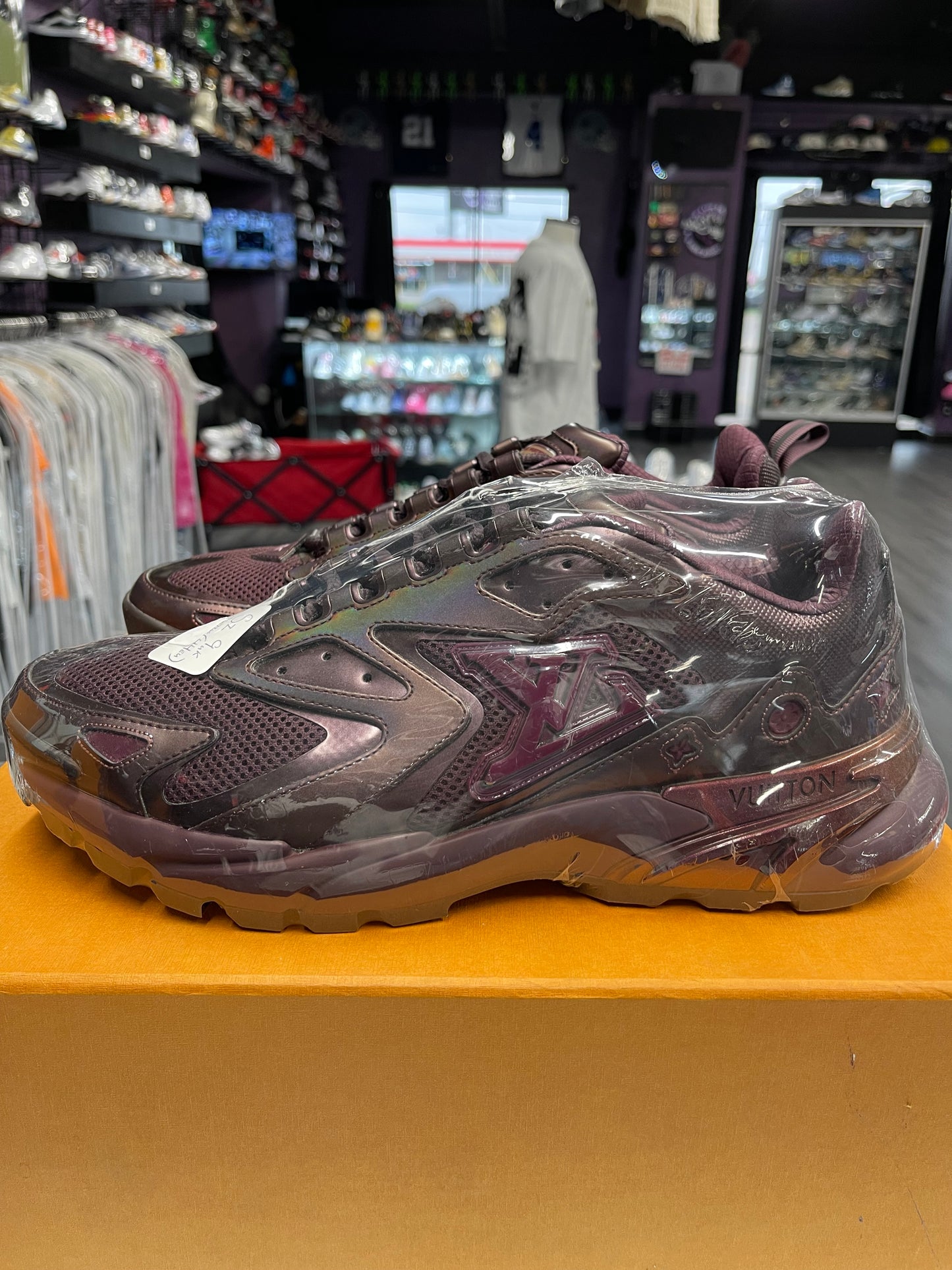 Louis Vuitton Tactic Trainers "Burgundy"