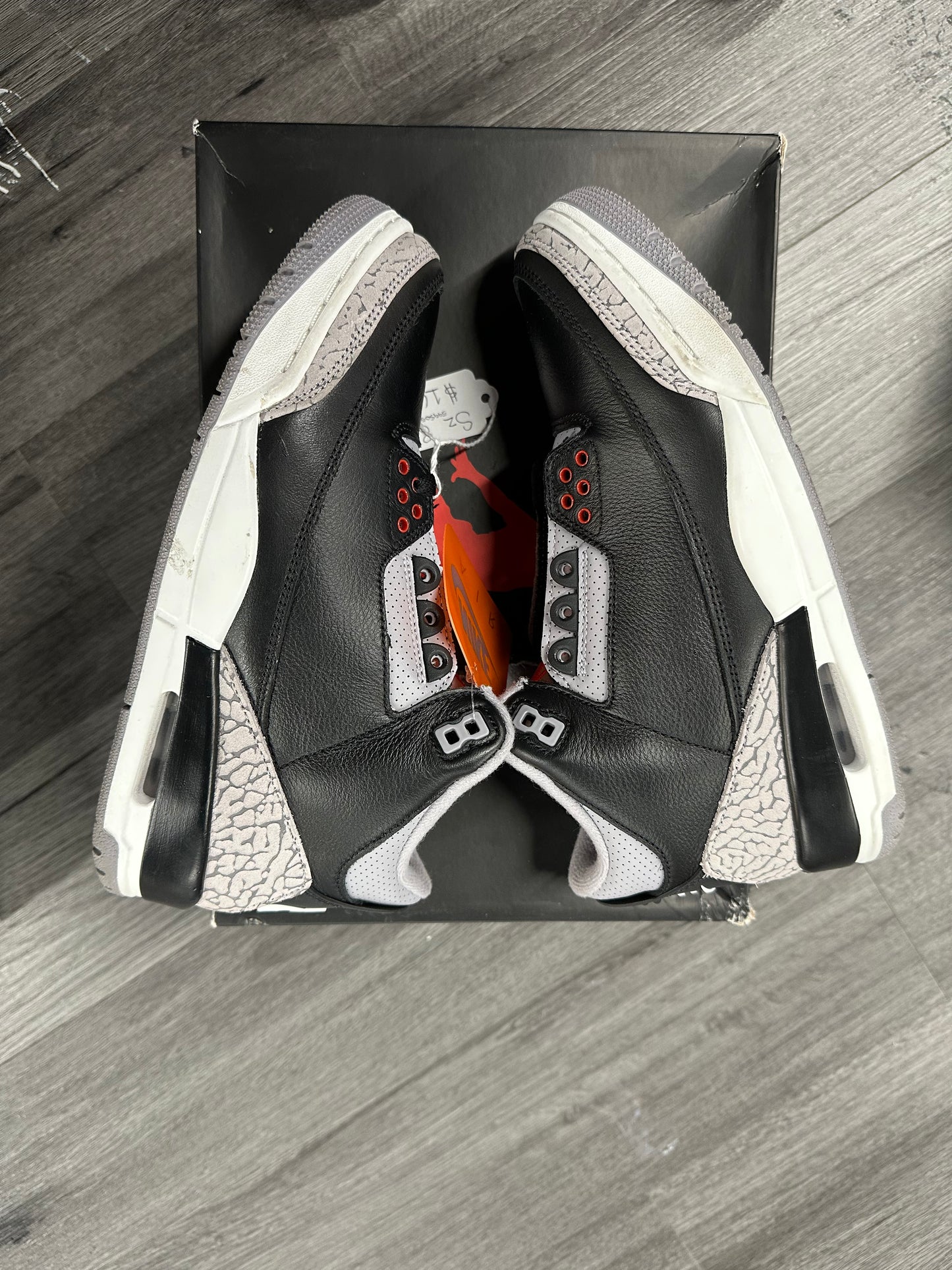 2024 Air Jordan Retro 3 OG "Black Cement"