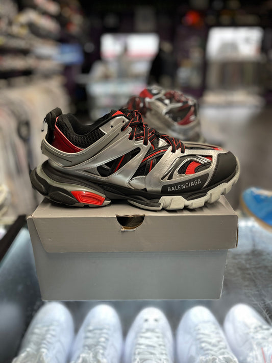 Balenciaga Track "Black Red Metallic"