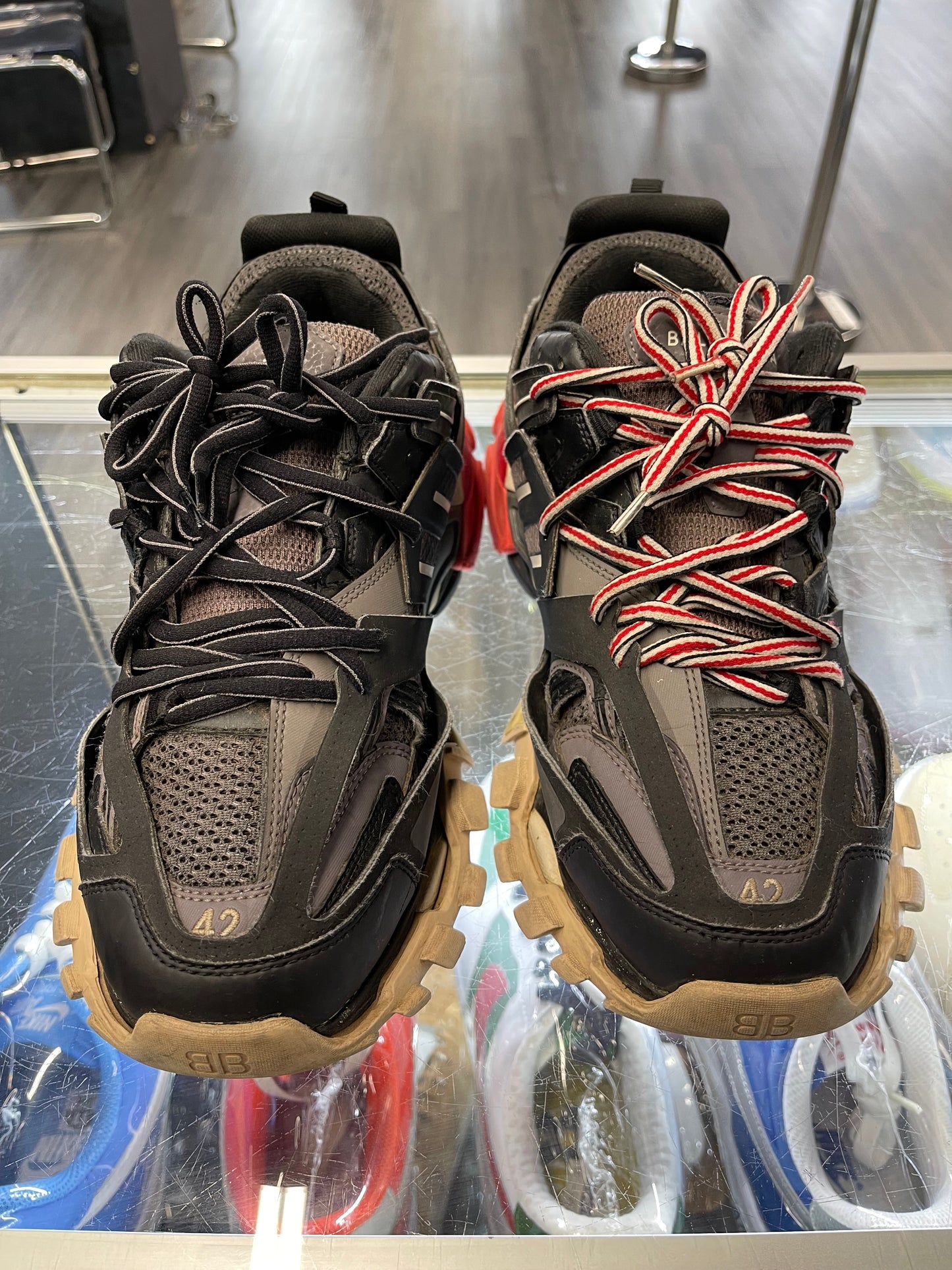 Balenciaga Track "Grey/Black/Red"