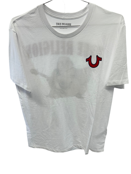 True Religion Tee "Buddha White”