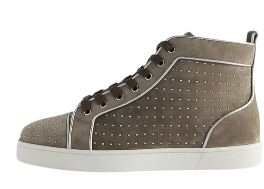 Christian Louboutin Louis Orlato High "Brown Suede"