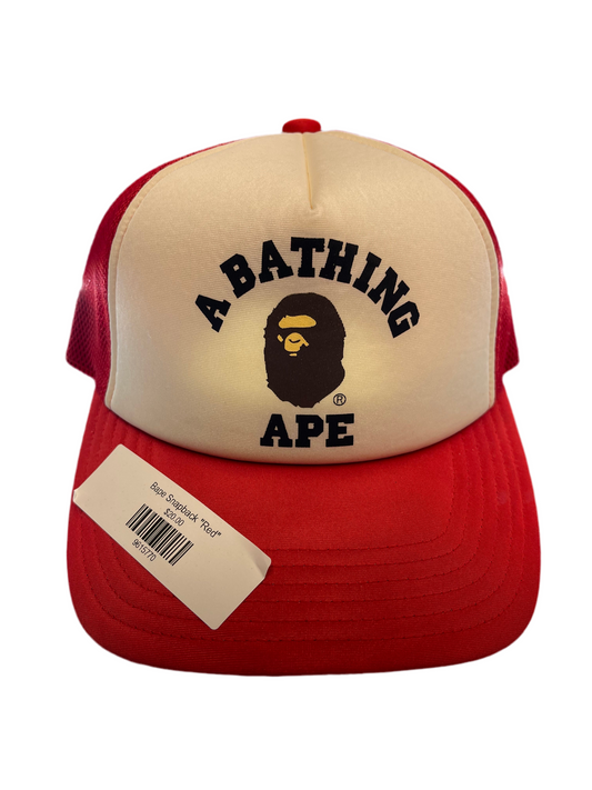 Bape Snapback "Red"
