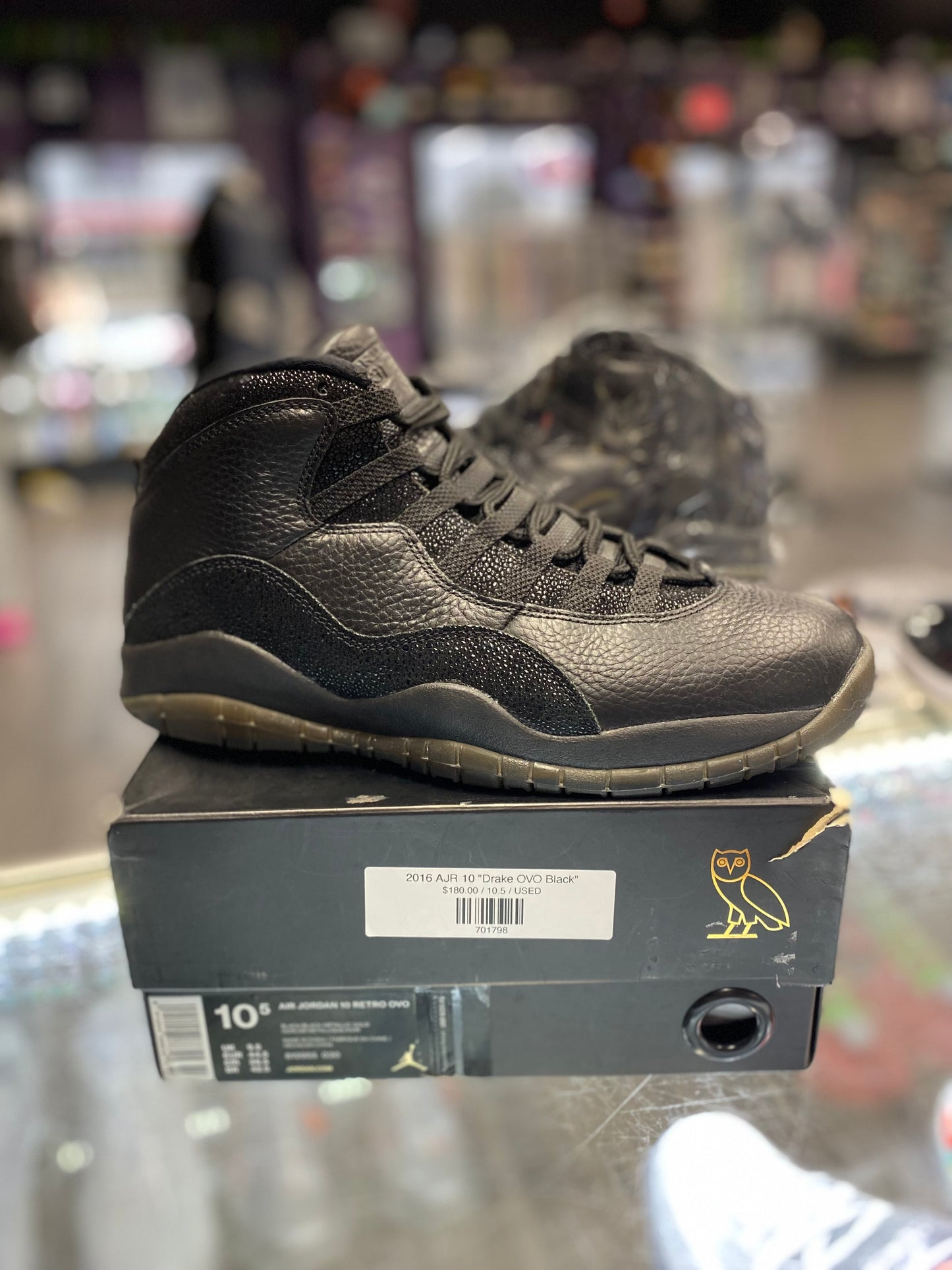 2016 Air Jordan Retro 10 "Drake OVO Black"