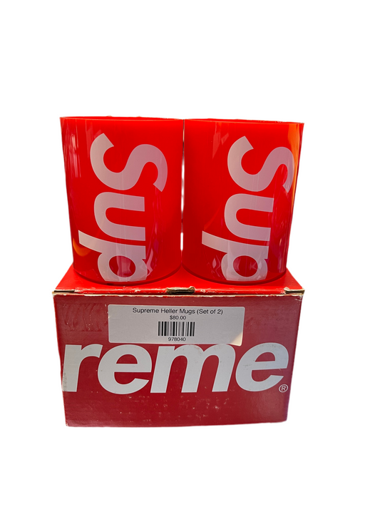 Supreme Heller Mugs (Set of 2)