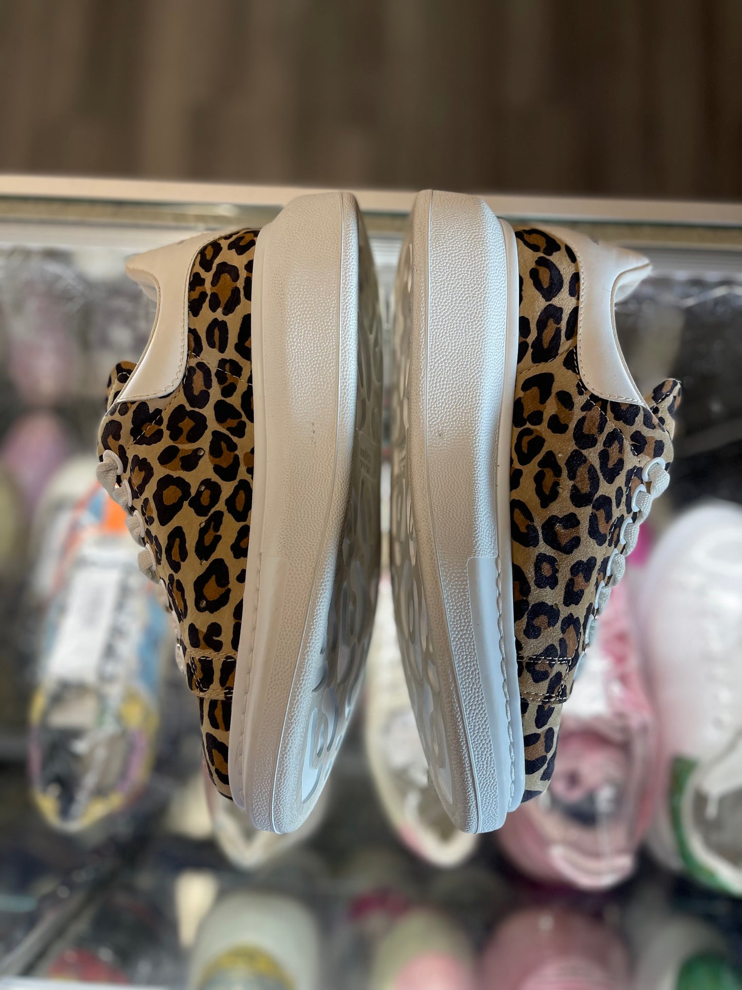 Alexander McQueen Oversized  Sneaker "Leopard Suede"