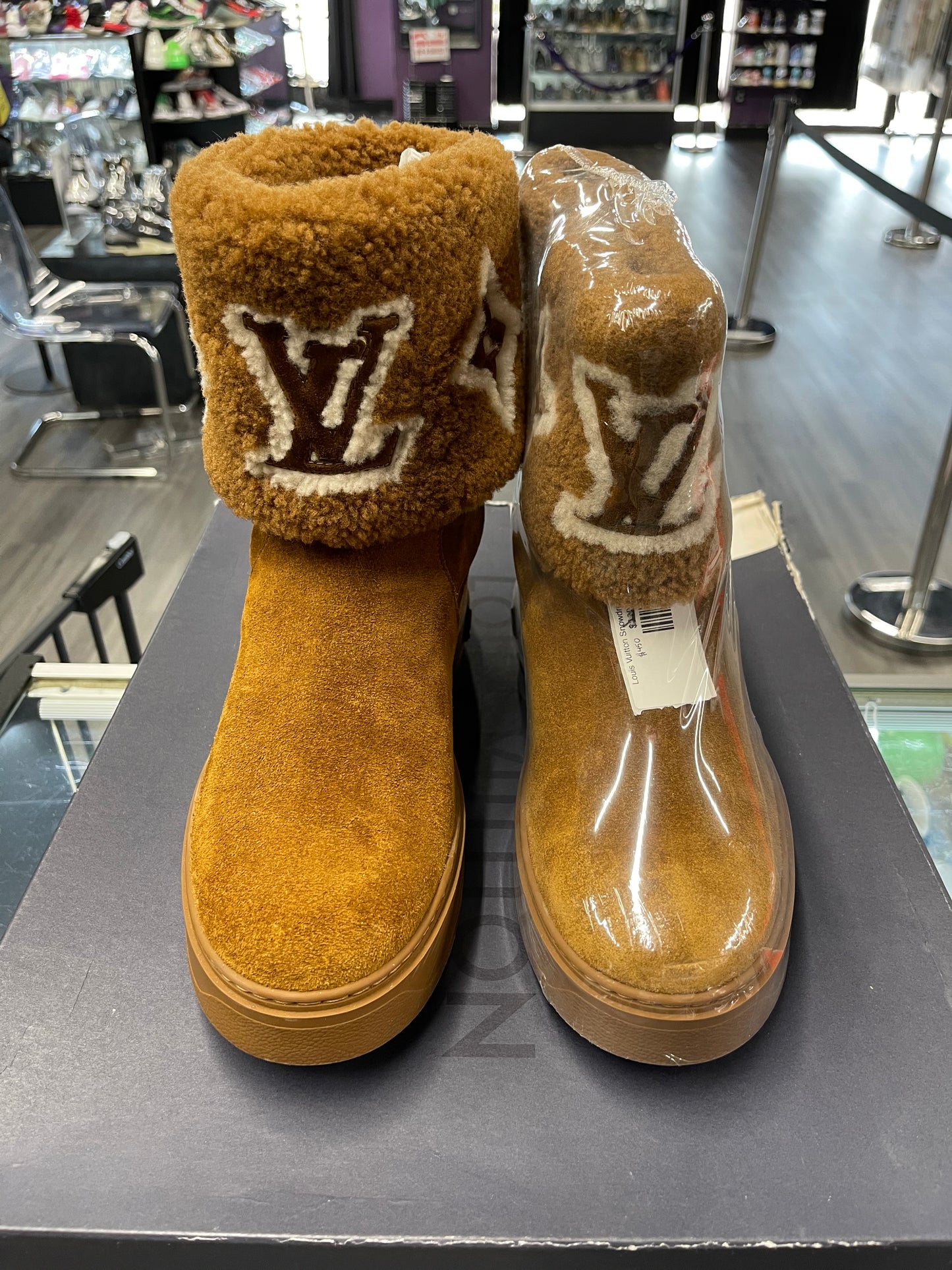 Louis Vuitton Snowdrop Flat Ankle Boot "Brown Print"