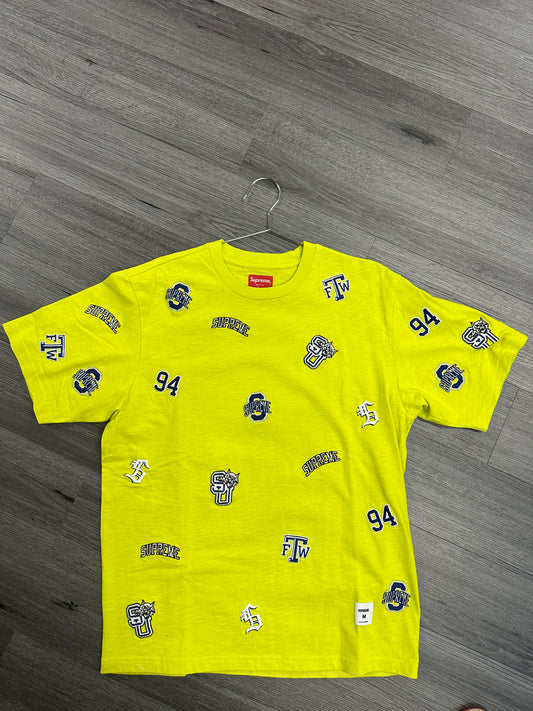 Supreme Embroider Tee "University"