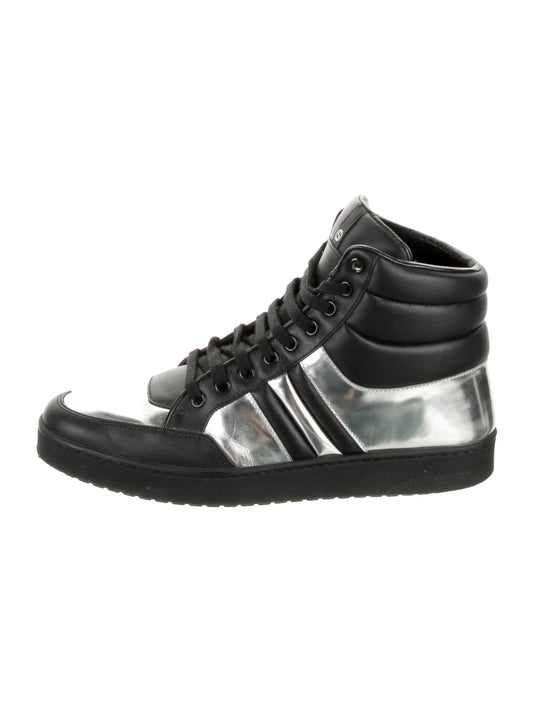 Gucci Signature Padded Leather High "Black Sliver"