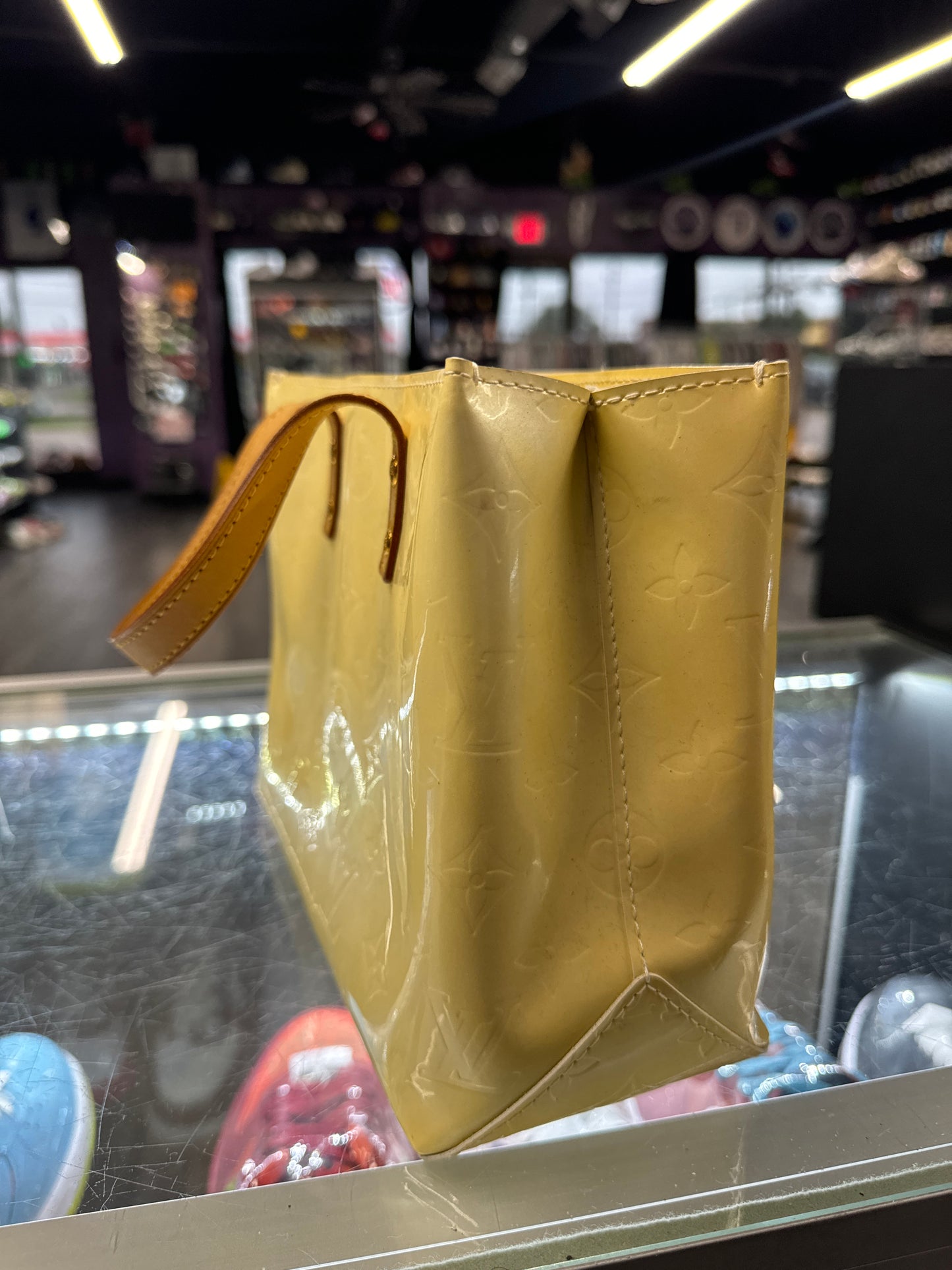 Louis Vuitton Monogram Vernise Hand Bag “Pearl”
