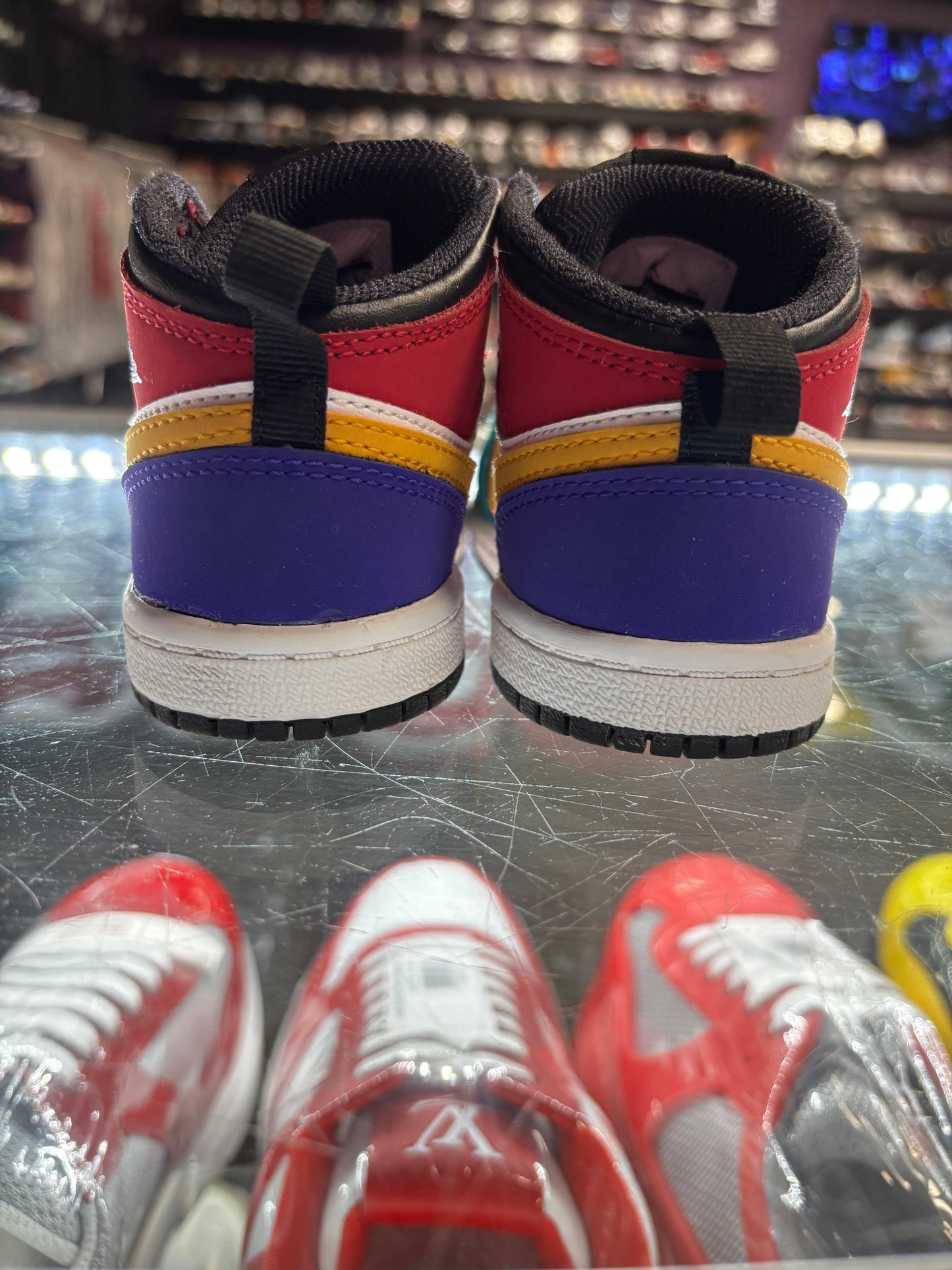 2019 Air Jordan 1 Mid "Bred Multi Color" (TD)