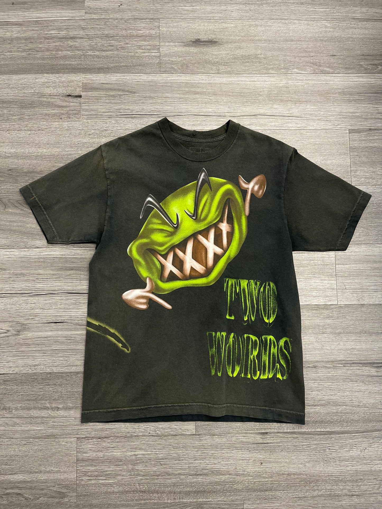 Cactus Jack by Travis Scott x WWE Two Words T-Shirt DX "Black"