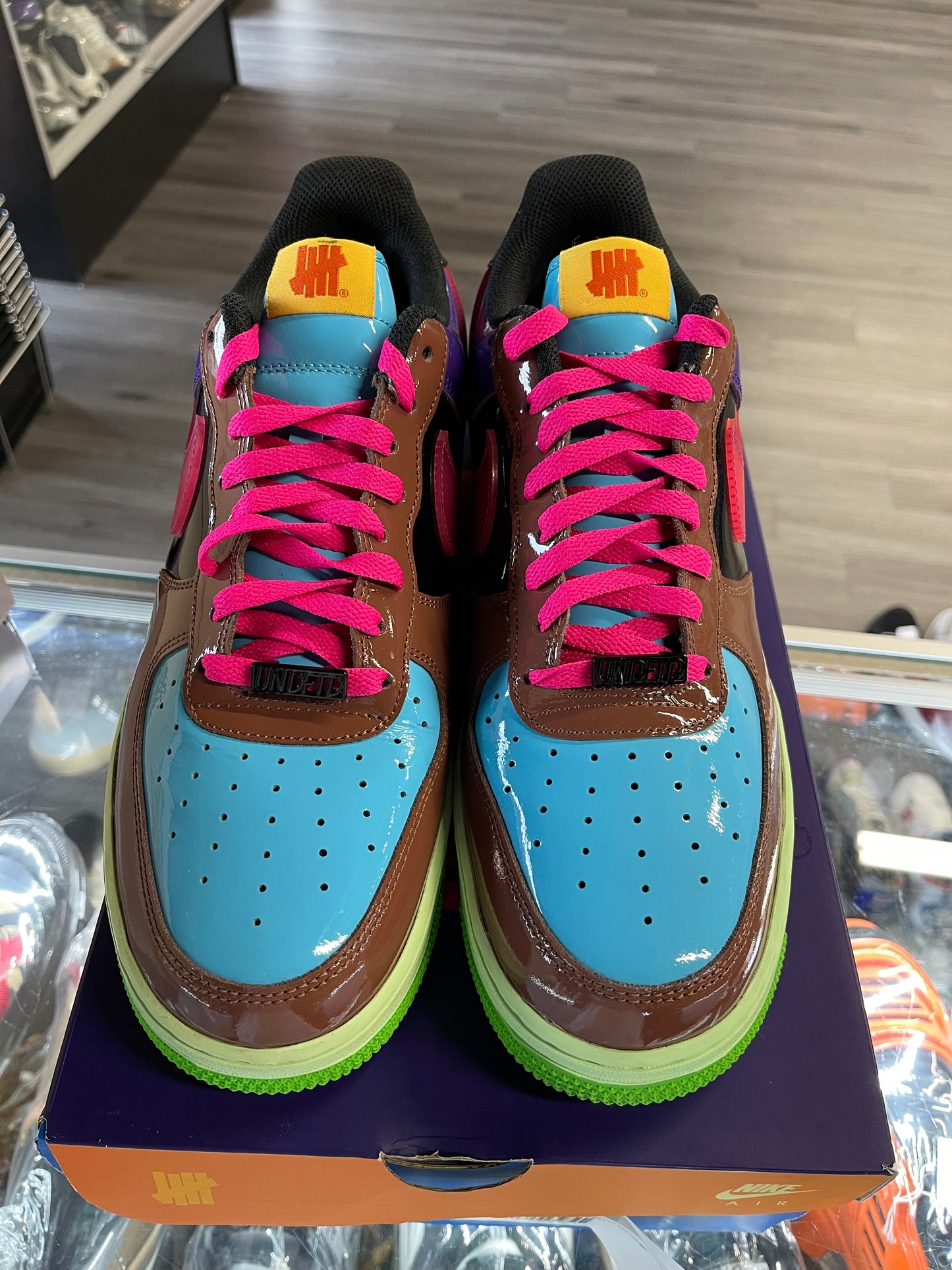 2022 Nike Air Force 1 Low SP "Undefeated Multi-Patent Total Orange"
