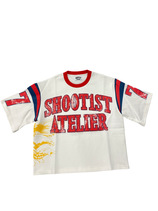 Shoot1st  Atelier Jersey "White/Red"