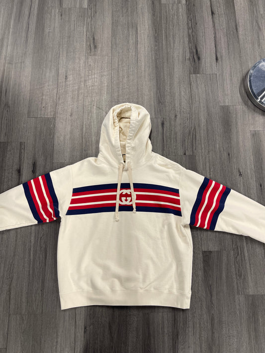 Gucci Interlocking G Logo Crew Neck Hoodie "Cream"