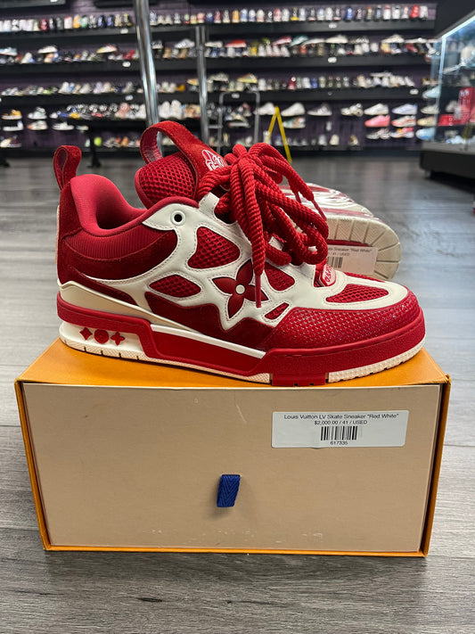 Louis Vuitton LV Skate Sneaker "Red White"