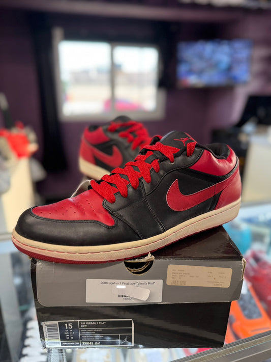 2008 Jordan 1 Phat Low "Varsity Red"
