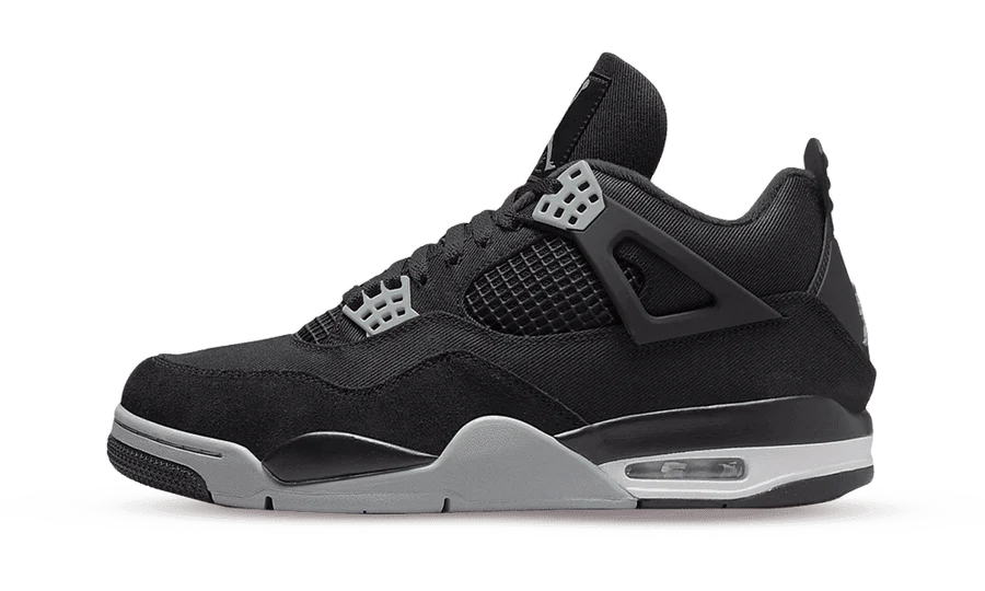 2022 Air Jordan Retro 4 "Black Canvas"