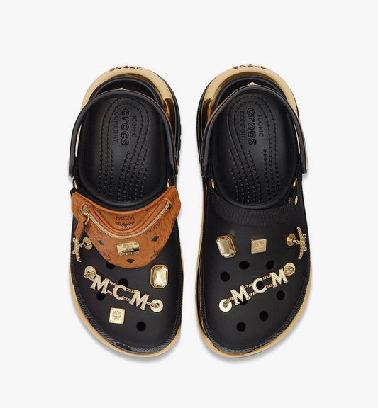 2023 Crocs Classic Mega Crush Clog "MCM Belt Bag Black"