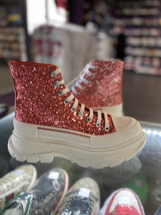 Alexander McQueen Oversized Boot "Peach"