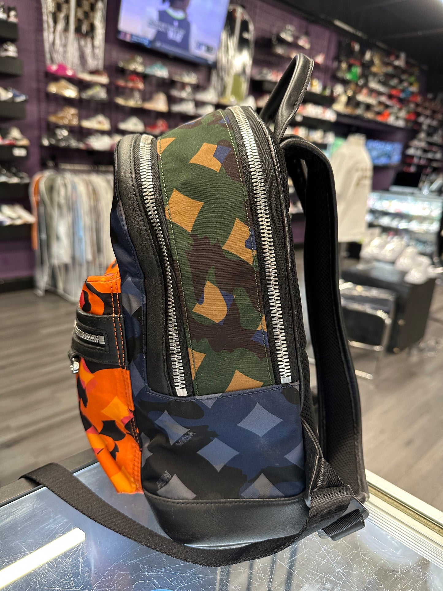 MCM Dieter Munich Lion Camo "Multi-Color"