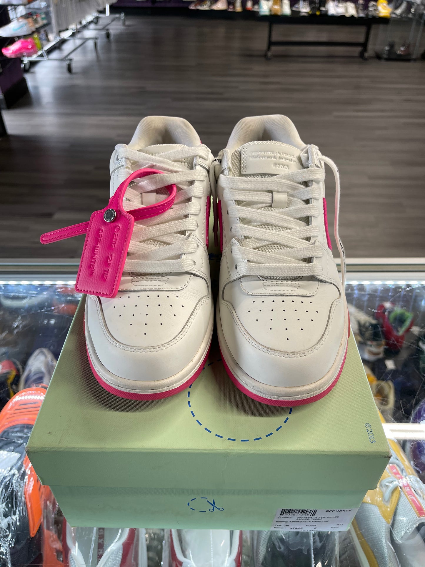 Off-White Out of Office "White/Pink"