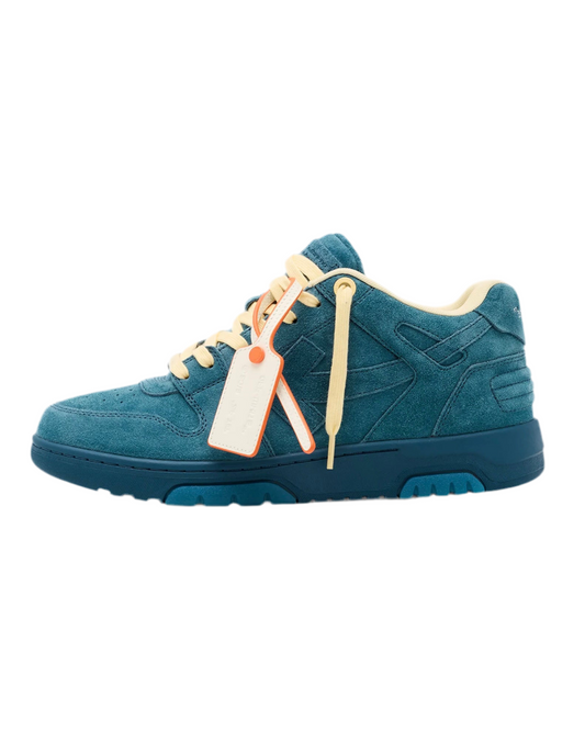 Off-White OUT OF OFFICE Full Suede "Petrol Blue"