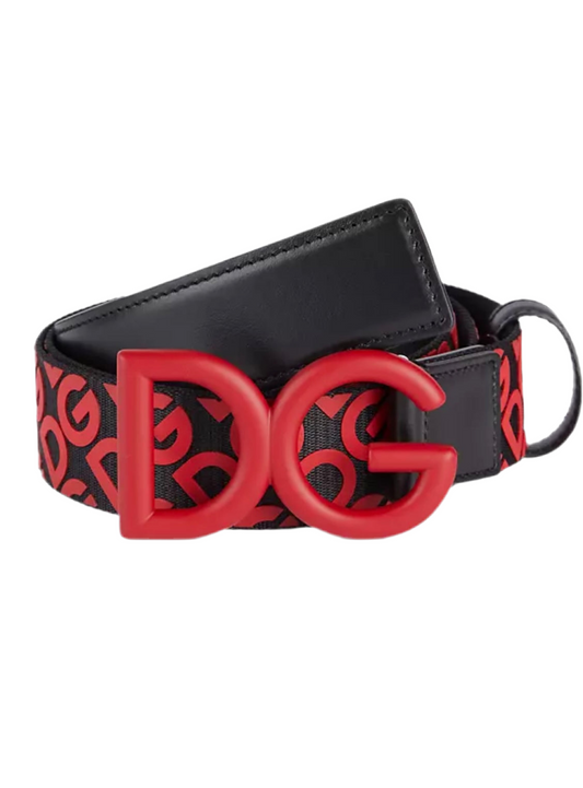 D&G Belt "Black/Red"