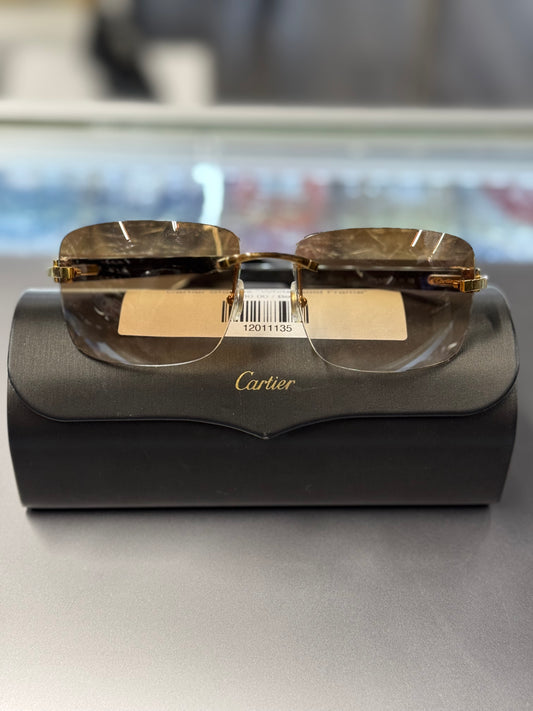 Cartier Shades "White Gold Frame"