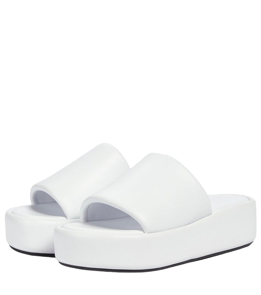 Balenciaga Rise Platform Slide Sandal "White" (W)