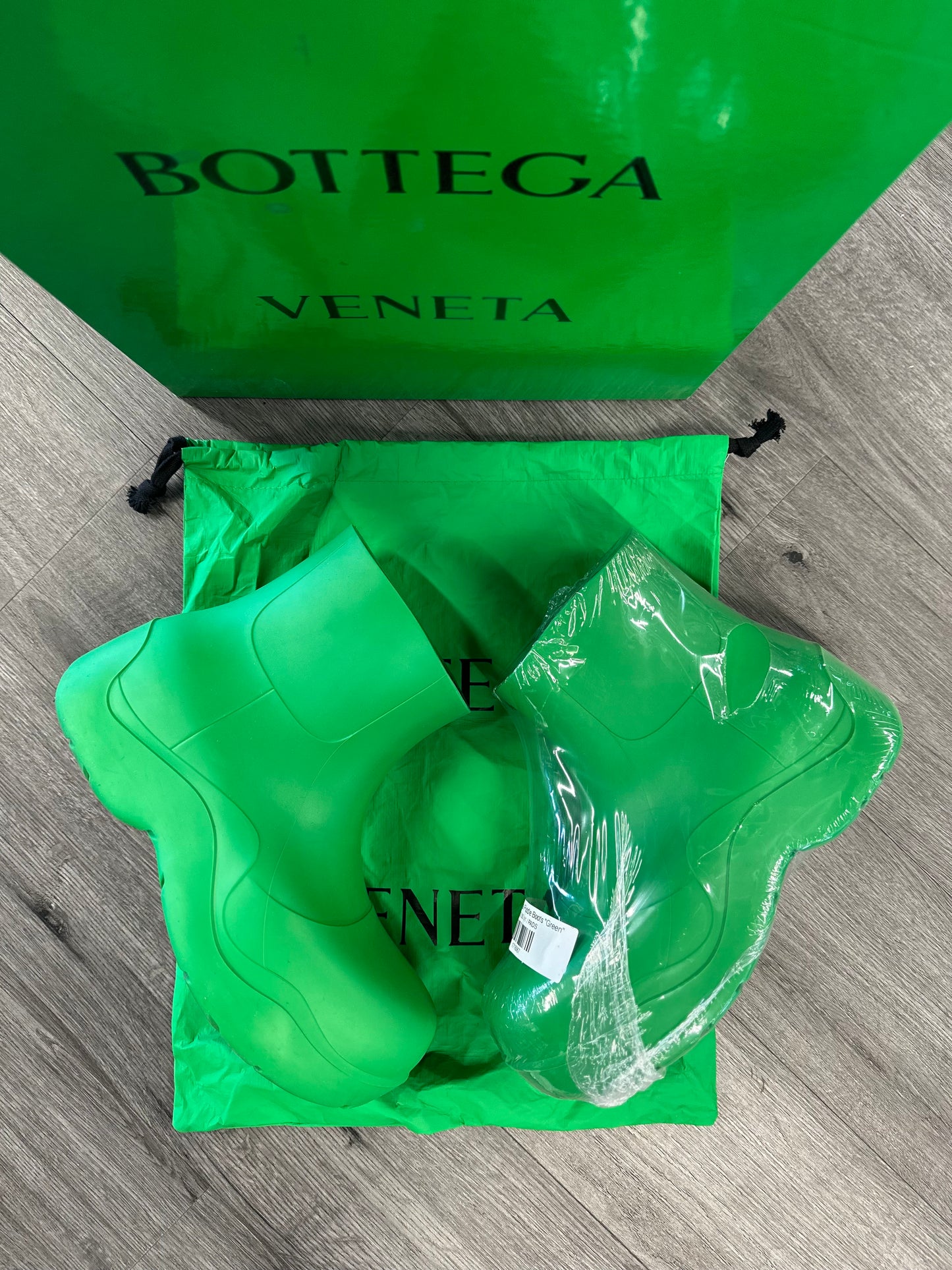 Bottega Veneta Puddle Boots "Green"