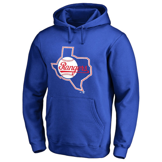Rangers Hoodie Cooperstown Collection "Royal Blue"